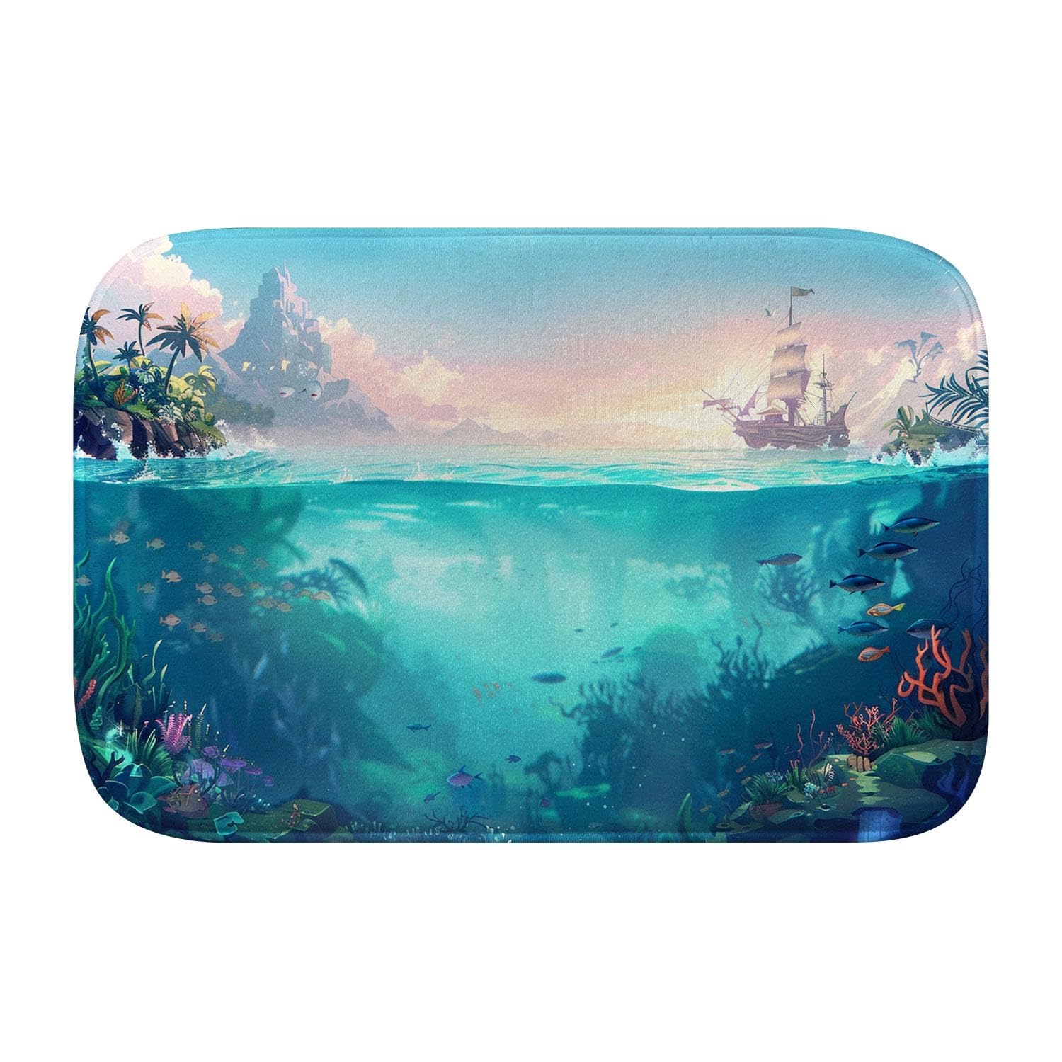 Tapis de bain antidérapant pour éviter les glissades mousse mémoire L