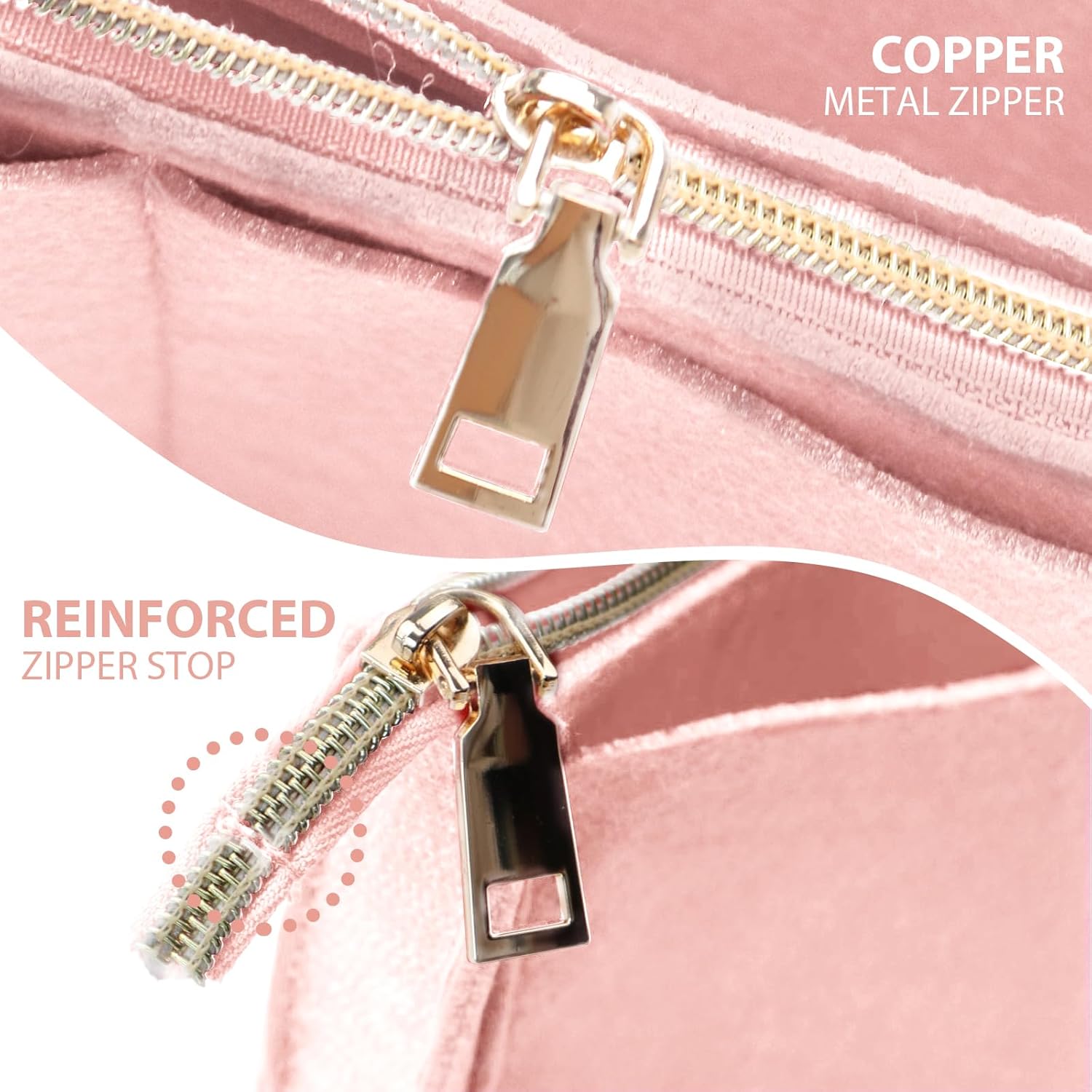 OMYSTYLE Purse Organizer Insert, Felt Tote Bag Organizer Insert with 5 Sizes, Handbag Dividers for Inside Purse, Compatible with Longchamp, Neverful, Speedy and More - Image 5