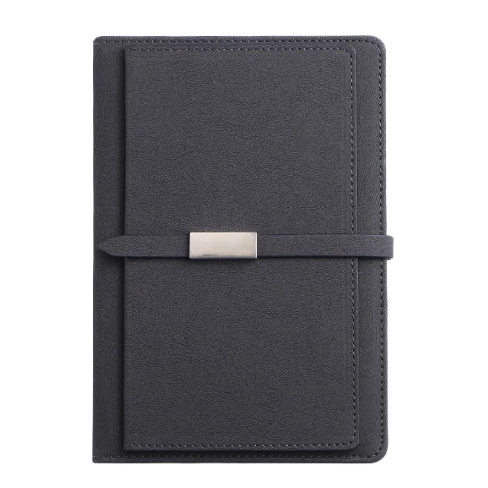 Cuaderno Libreta Viajes Cuadernos A5, Blocs De Notas, Actas Reuniones, Libros, Diarios Con Almacenamiento Lecturas Adultos(Black)