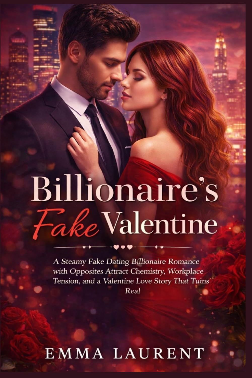 BILLIONAIRE’S FAKE VALENTINE: A Steamy Fake Dating Billionaire Romance with Opposites Attract Chemistry, Workplace Tension, and a Valentine Love Story That Turns Real