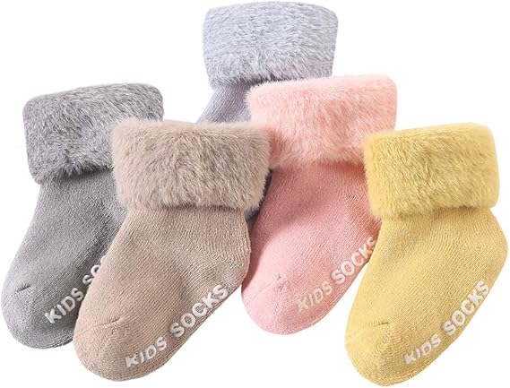 Amazon Co Jp ベビー ソックス 赤ちゃん 靴下 綿 柔らかい 秋 冬 厚め あったかい 12ヶ月から36ヶ月 5足セット 服 ファッション小物 Amazon Co Jp ベビー ソックス 赤ちゃん 靴下 綿 柔らかい 秋 冬 厚め あったかい 12ヶ月から36ヶ月 5足セット 服 ファッション小物