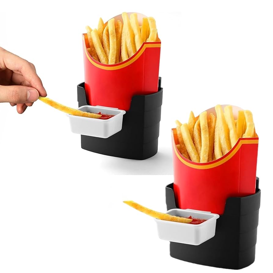 Amazon.co.jp: 車用 フライドポテトホルダー 1個/2個 空気出口用