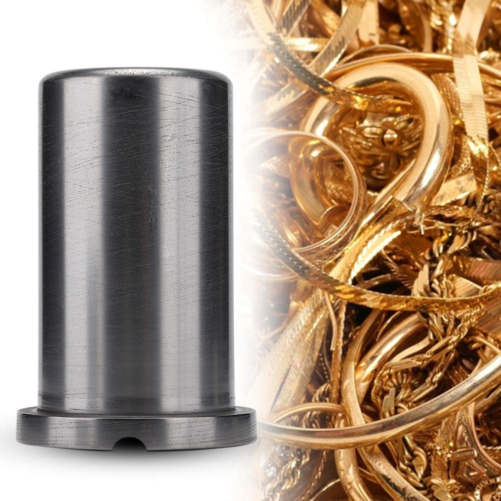 DIYEAH Graphittiegel Zum Metallschmelzen – Für Gold, Silber, Kupfer, Aluminium – Hitzebeständig & Chemikalienfest, 4x4x1 Cm