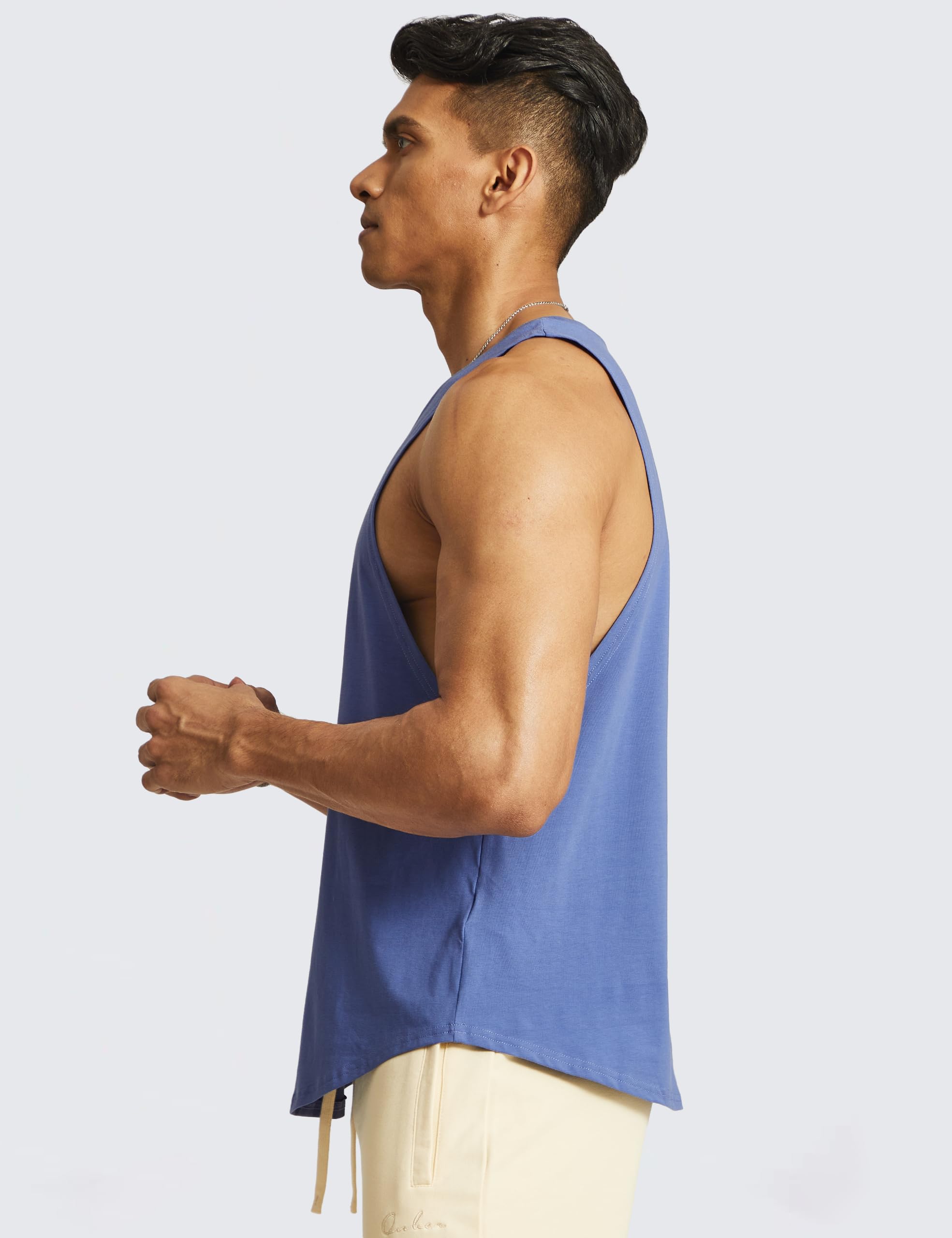 Ouber Tanktop für Herren, ärmellos, Muskelshirt für Bodybuilding