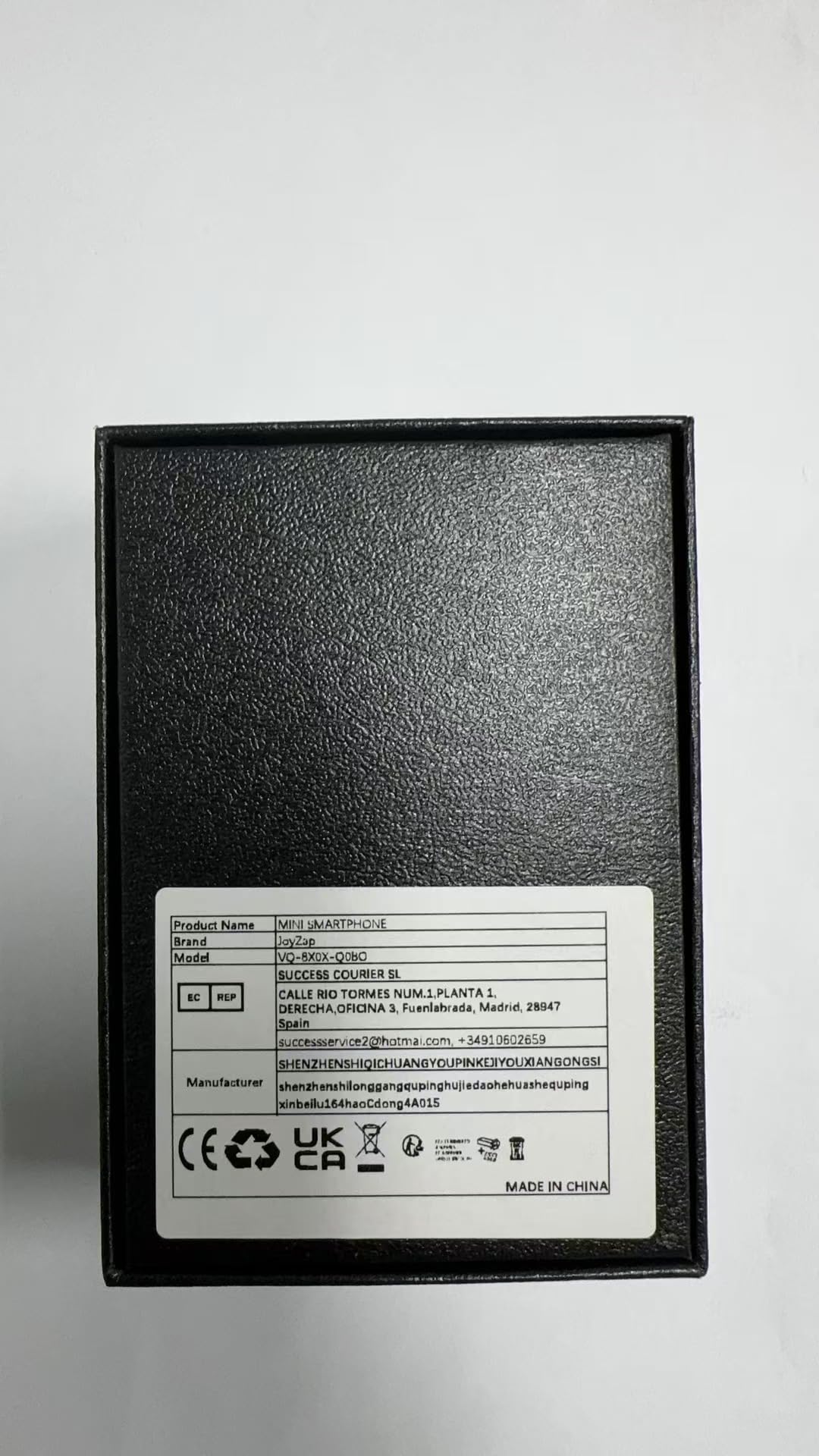 Mini Smartphone XS18pro débloqué, écran 3.0 », Batterie 900mAh, boîtier Ultra Fin, Appareil Photo 5MP, Meilleur Cadeau pour Les Enfants (Noir)