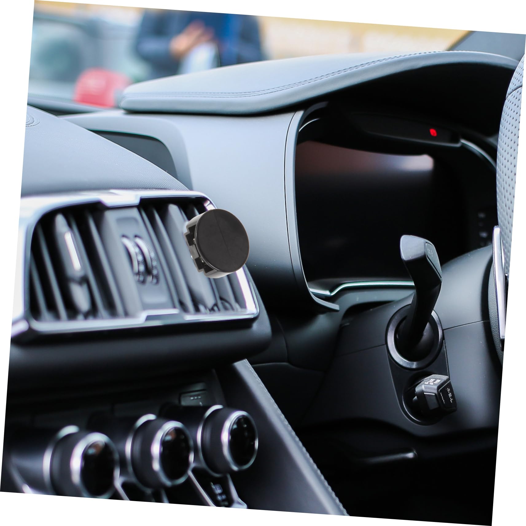 SOLUSTRE Clip Forza di Serraggio Regolabile per Profumatore Auto in Plastica Nera 100 Pezzi Accessori Interni Auto per Atmosfera Estiva