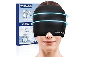 Soothie Reusable Gel Ice Cap for Migraine Relief - Advanced Cooling Gel...