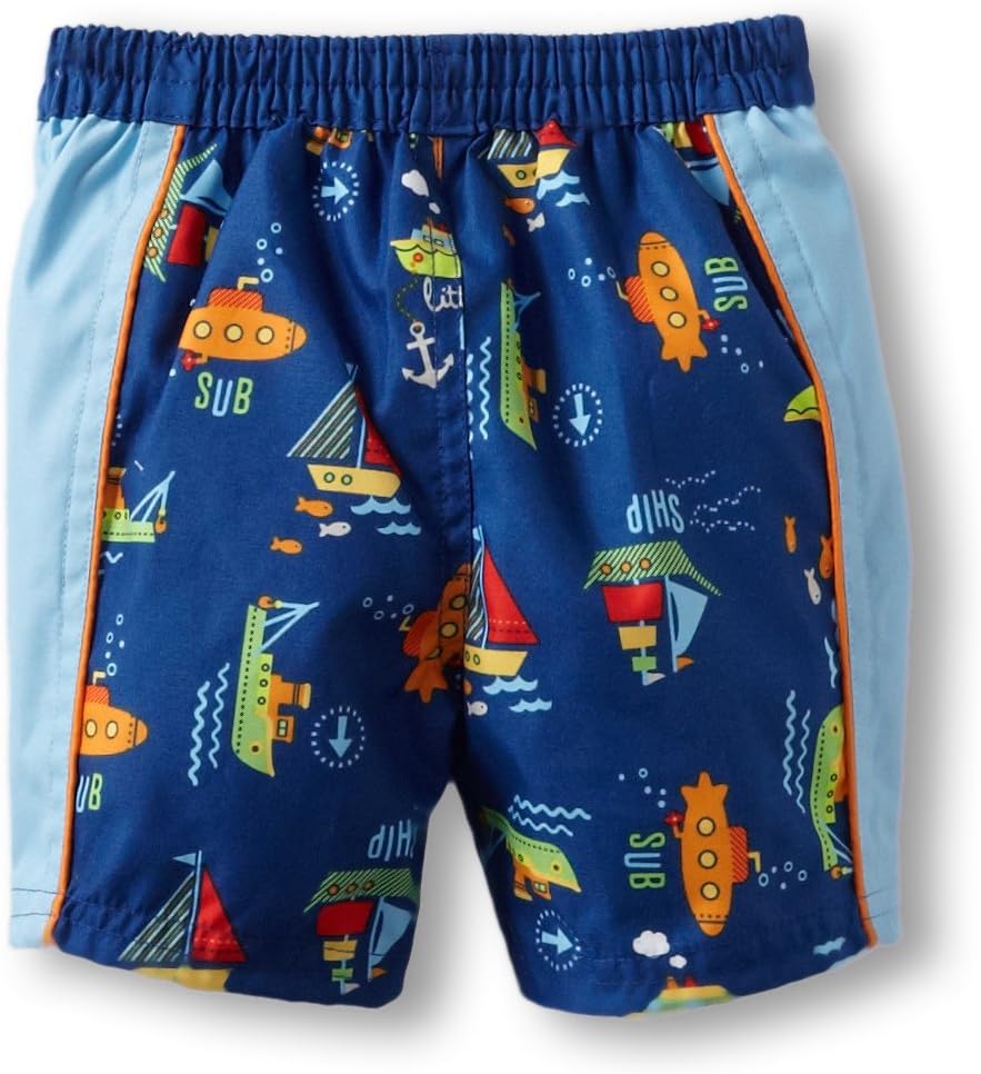 ABSORBA Baby-Boys Newborn Cover Up Two Piece Swimsuit Terry Set