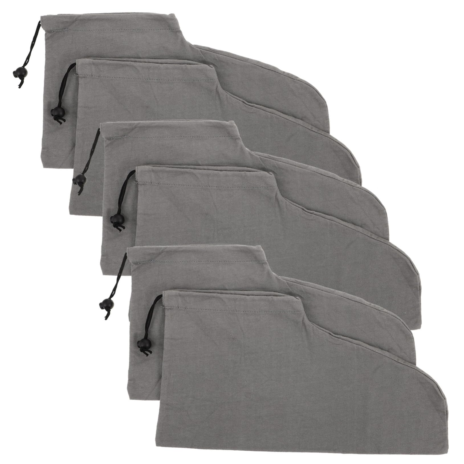 6 Pezzi Sacchetti per Scarpe in Cotone con Coulisse Sacchetti Antipolvere Traspiranti Borse Leggere e Lavabili per Viaggio Protezione Scarpe e Stivaletti Organizer Compatto per