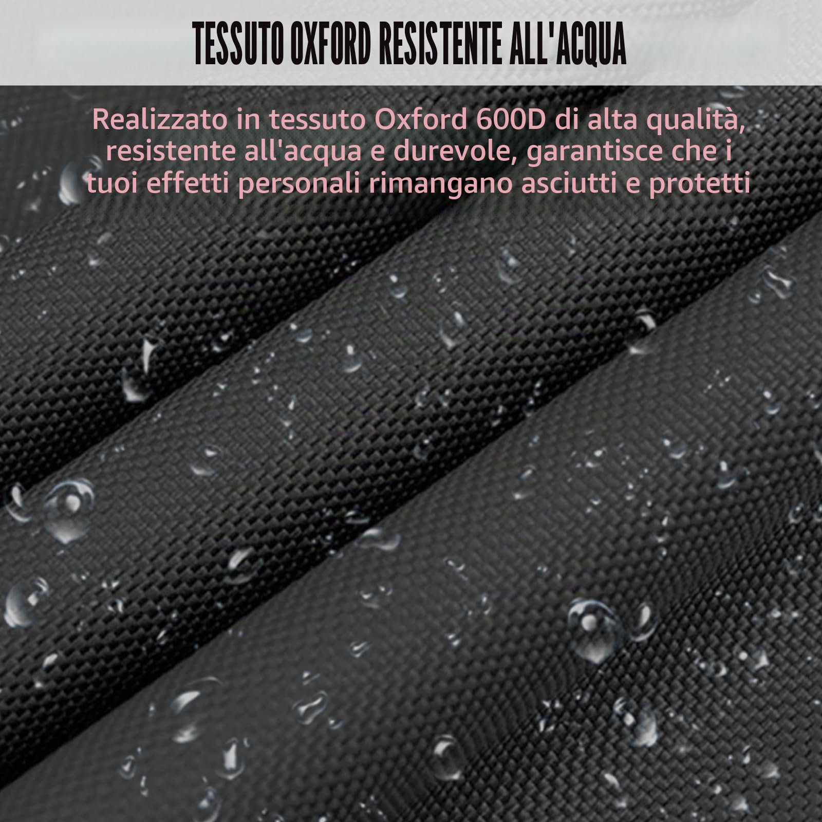 Borsa per il trasporto per sedia a rotelle, 600D per deambulatore, 110 x 74 x 28 cm, grande borsa per il trasporto per deambulatore, walker e sedie da trasporto, borsa da snowboard e scooter
