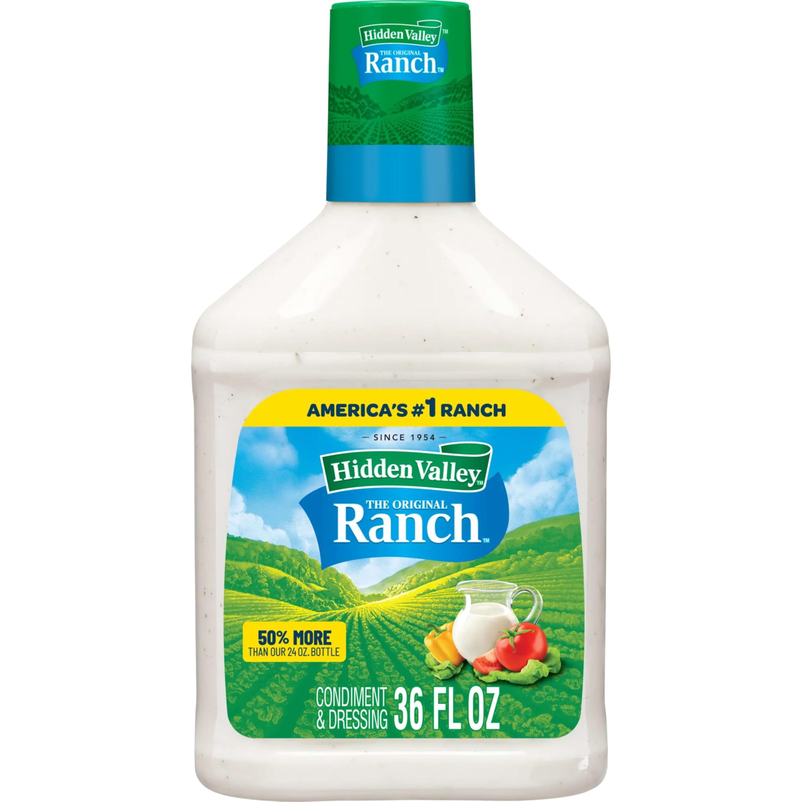 Hidden Valley Original Ranch Salad Dressing and Topping, 36 Ounce Bottle (Package May Vary)