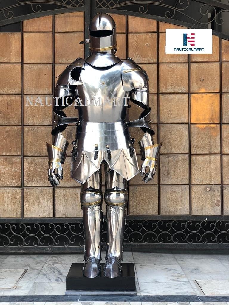Gothic German Suit of Armor Medieval Full Body Armour - Halloween