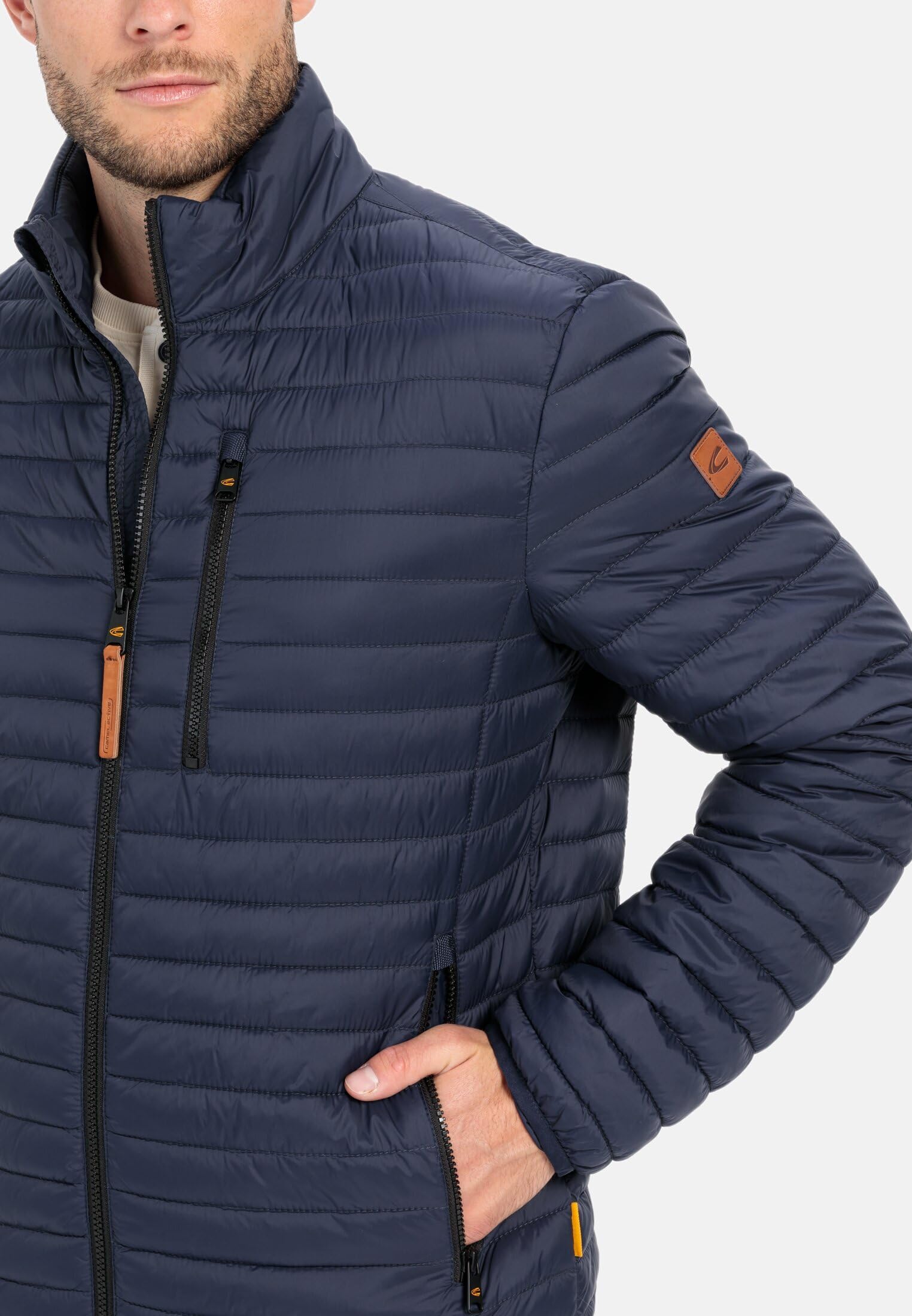camel active Herren Steppjacke aus recyceltem Polyamid
