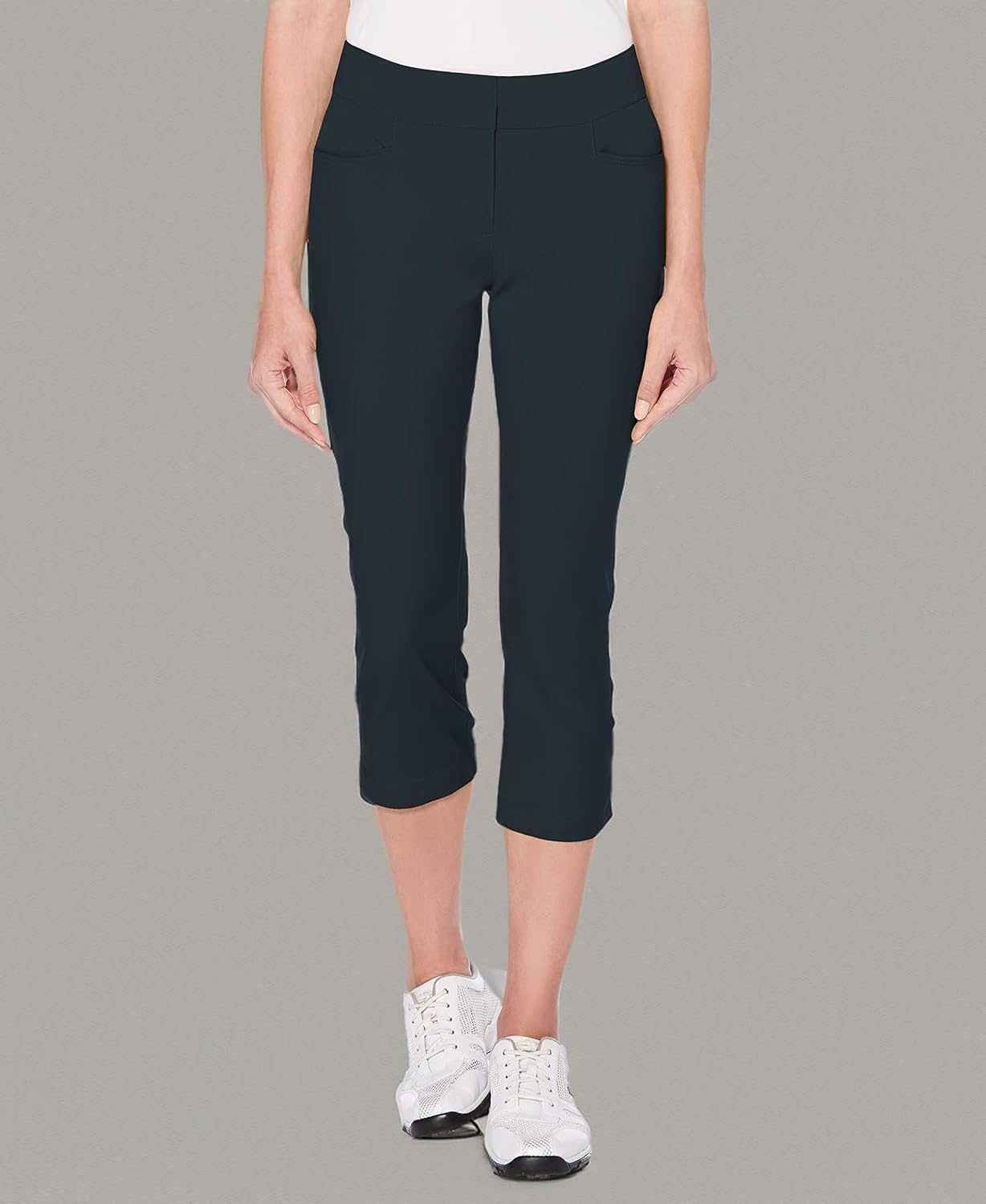 PGA TOUR Women's 22" Tech Capri Golf Pants with Comfort Stretch Waistband - Size 2 - 18 Plus - Image 3