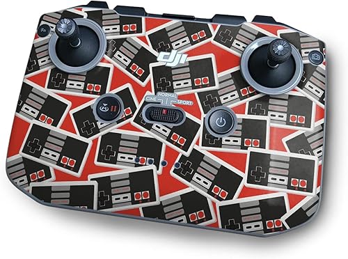 MightySkins Skin compatible con el controlador DJI RC-N1 - Retro Controllers 3 | Funda protectora de vinilo duradera y única | Fácil de aplicar |