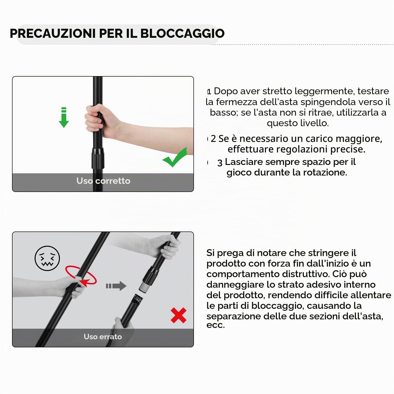 SANLIKE Verstellbare Zeltstangen Planenstangen, Strapazierfähig, für Outdoor-Überdachungen, Markisen, Ersatz, verdickte Campingstangen, 2er-Set