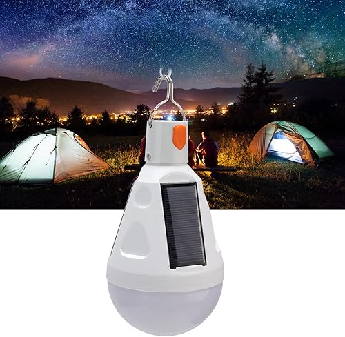 Miniatura 2 de 12W LED Bombillas solares de emergencia para el hogar Fallo de energía recargable Batería de reserva funciona bombilla 6500k senderismo al aire