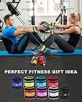 Vista 6 de Adjustable Ankle Weights 1-3/4/5/6/8/10/12/15/20 LBS Pair with Removable Weight for Jogging, Gymnastics, Aerobics, Physical Therapy