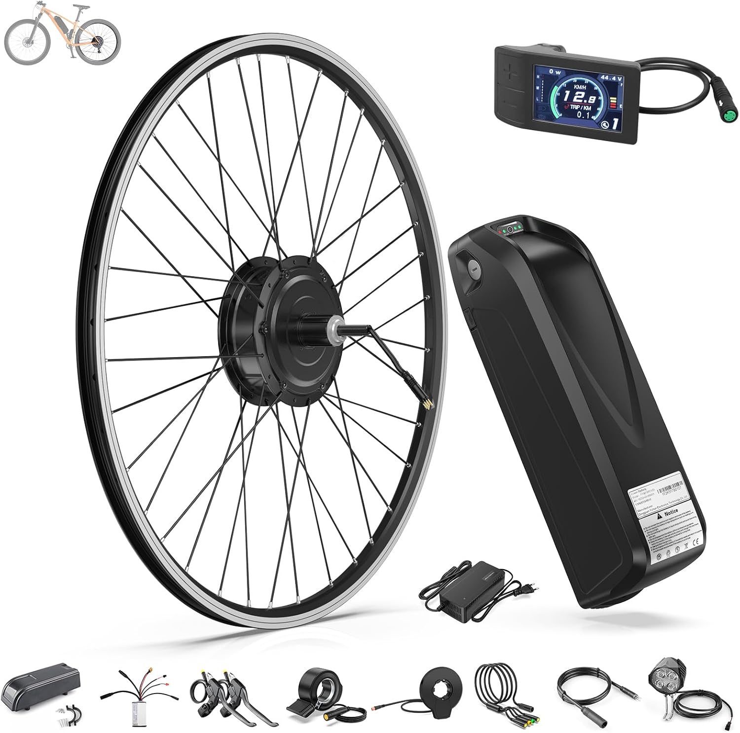 BAFANG 500W Rear Hub Motor Kit 700C (28" 29") 48V Ebike Conversion Kit