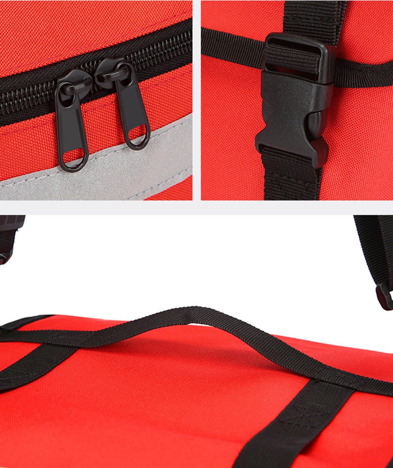 Cassetta Pronto Soccorso Professionale Borsa Medica Trauma con Riflettente, Grande capacità Borsa Medica di Emergenza,Portatile Impermeabile First Aid Kit Vuota per Viaggi Casa Sportiva B