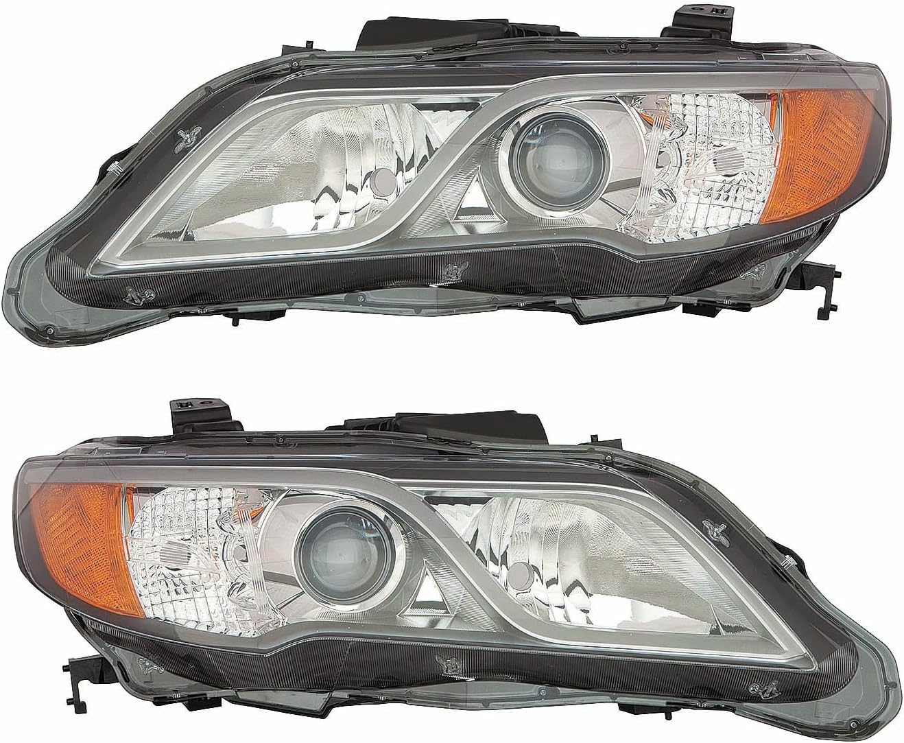 JP Auto Compatible with Acura RDX Headlights Lamps Set 2013