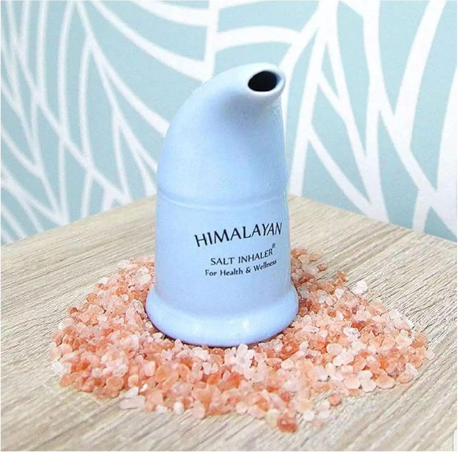 Original Ceramic Himalayan Salt Pipe Inhaler Filled with 100 Pure