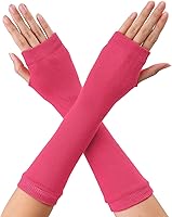 Vista 7 de Allegra K Calentadores de brazo sin dedos unisex de moda clásica