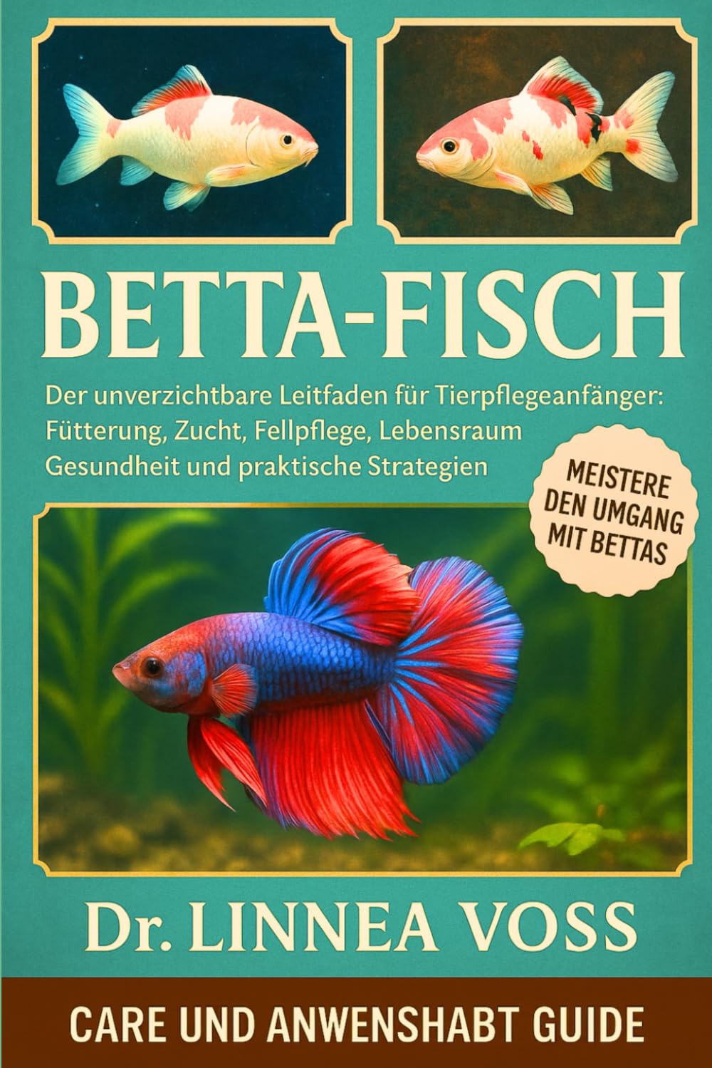 BETTA-FISCH: Der unverzichtbare Leitfaden für Tierpflegeanfänger: Fütterung, Zucht, Fellpflege, Lebensraum, Gesundheit und praktische Strategien