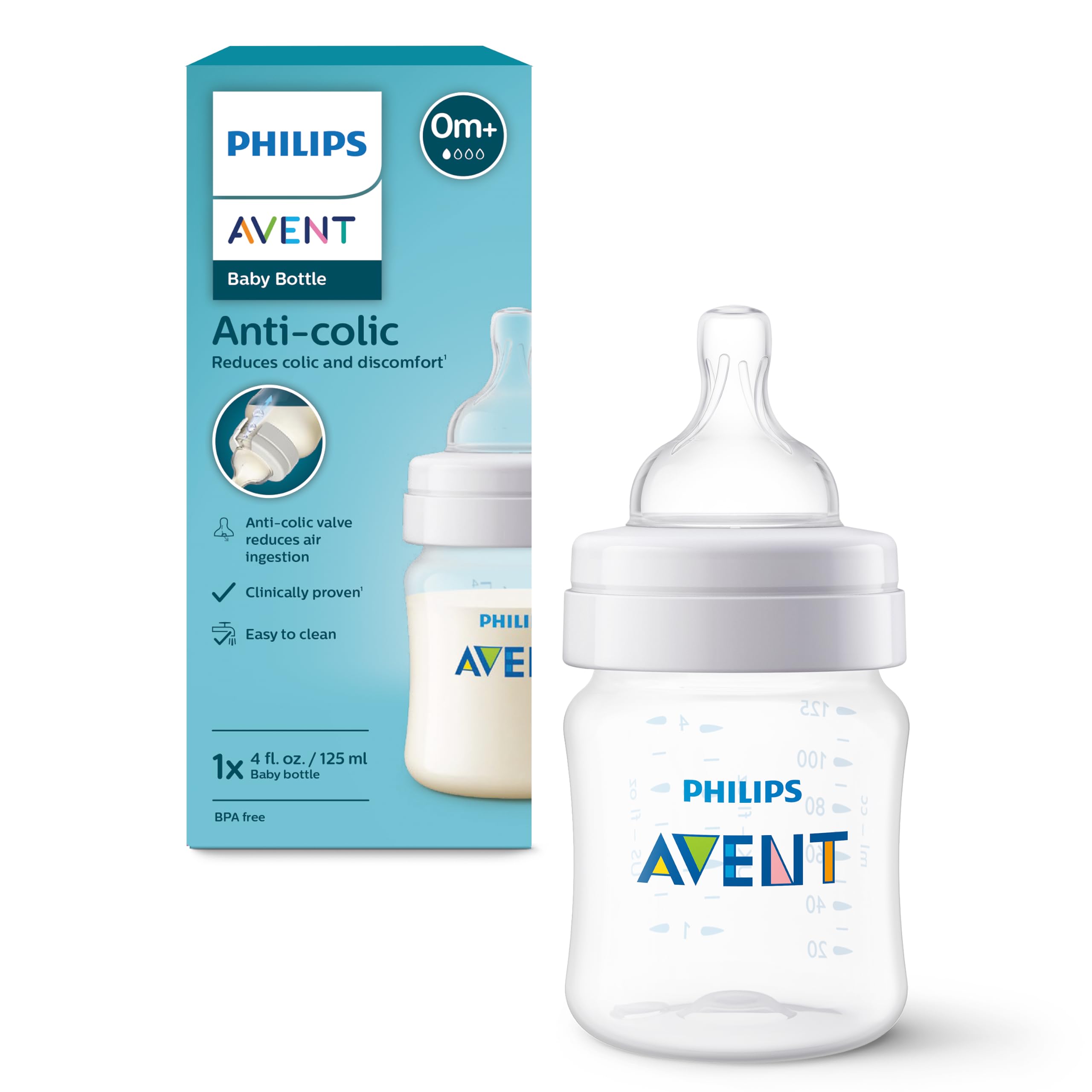 Philips Avent Anti-Colic Baby Feeding Bottles | 4oz/125ml - Pack of 1 | SCY100/10-image-11
