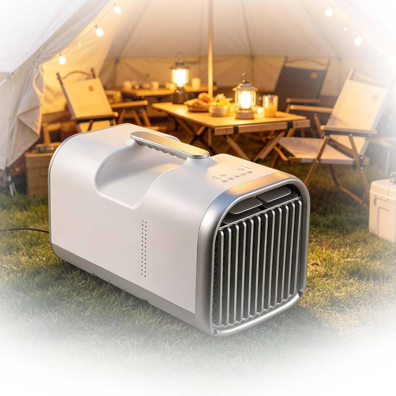 LSHFYV 4400/5100 BTU Mobile Air Conditioner for Campervan Travel and Small Rooms 1500W