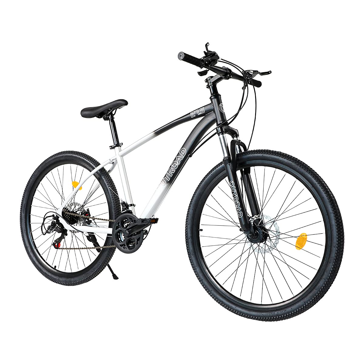 Max4out Mountain Bike 21 Speed with High Carbon Steel Frame,  inch Wheels, Double Disc Brake, Front Suspension Anti-Slip Bike