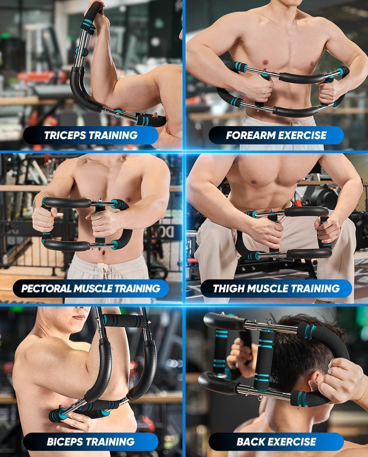 Twister Arm Trainer, PowerTwist Arm Trainer, regulowany wzmacniacz przedramienia, sprzęt do ćwiczeń ramion, sprzęt do treningu klatki piersiowej, przenośny opór sprężynowy do sprzętu treningowego w