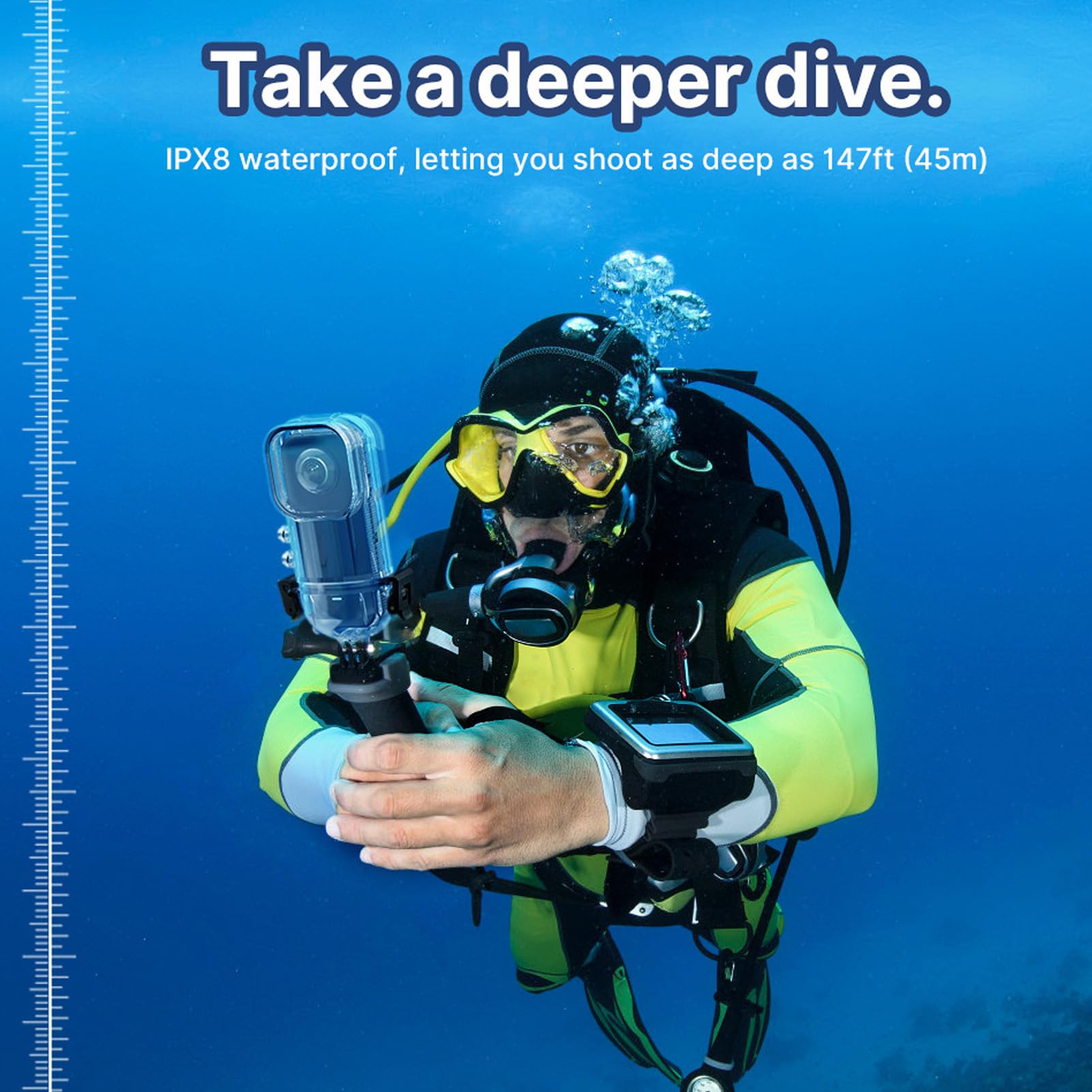 Dôme GOPRO - Boîtier Étanche Pour Plongée Sous-Marine - Octogo Store