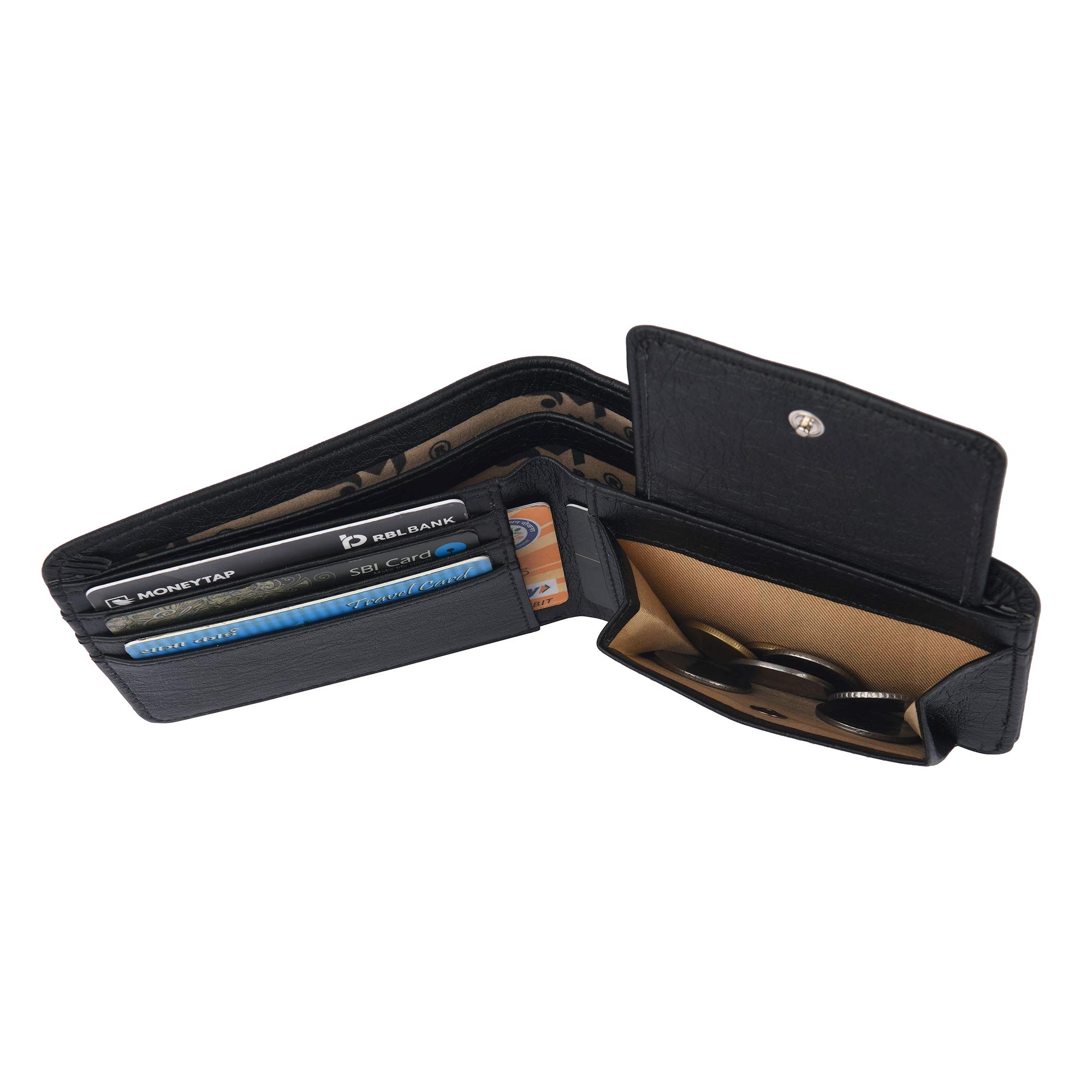 SHAMRIZ Leather Wallet for Men | Adult Purse | Mens Pocket Wallet | Wallet with Coin Pocket | Card Slot Pocket Wallet | Best for Gift | Made India
