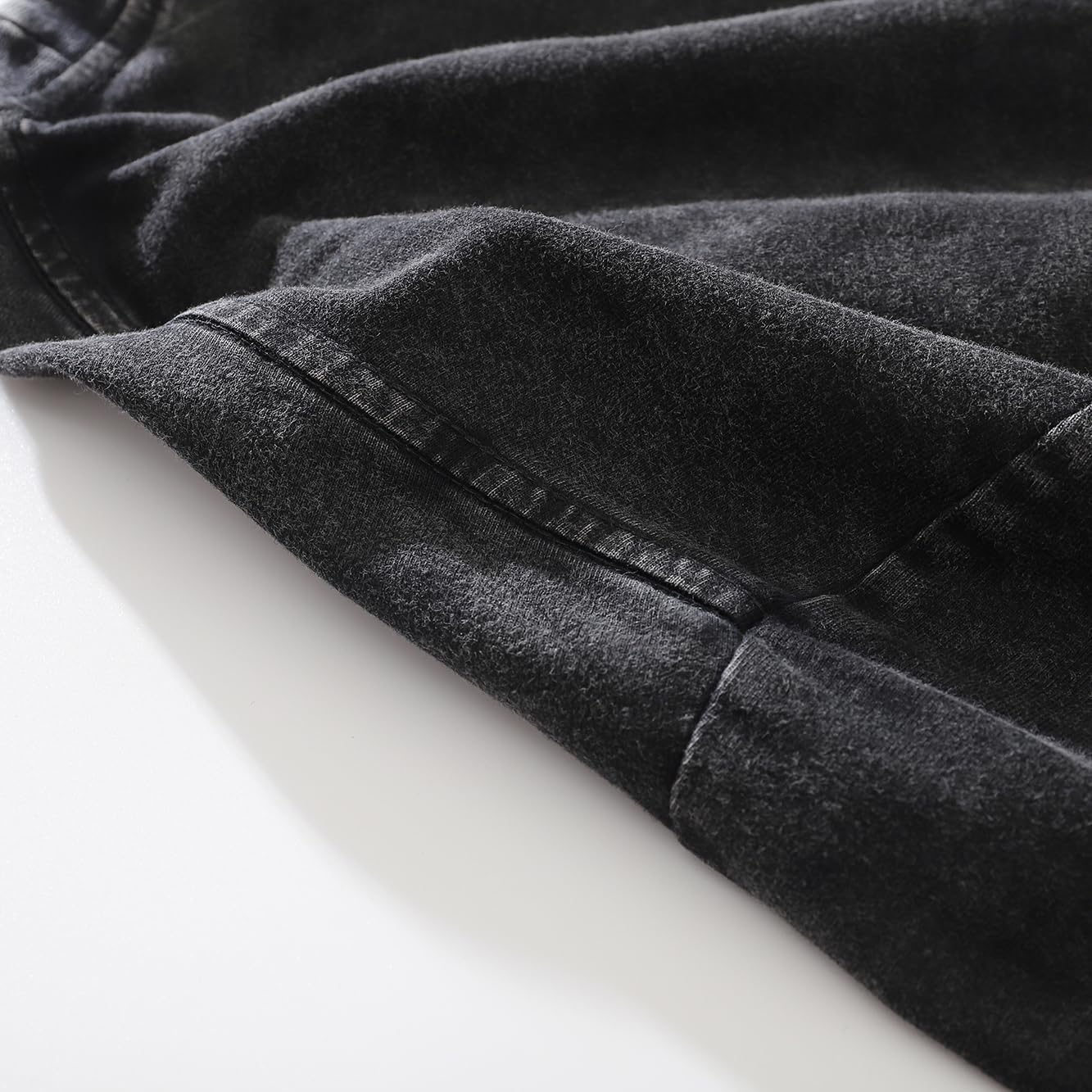 Men T-Shirt Streetwear Aesthetic Graphic Tee Shirt Vintage Faded Black Hipster - Image 8