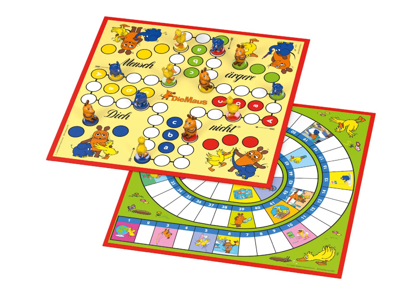Schmidt Spiele 40598 Die Maus, Spielsammlung, Bunt & 40505 Maus, Mausefalle, Kinderspiel, bunt