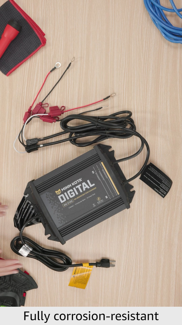 Amazon.com : Minn Kota 1822105 MK 210D On-Board Battery Charger (2 