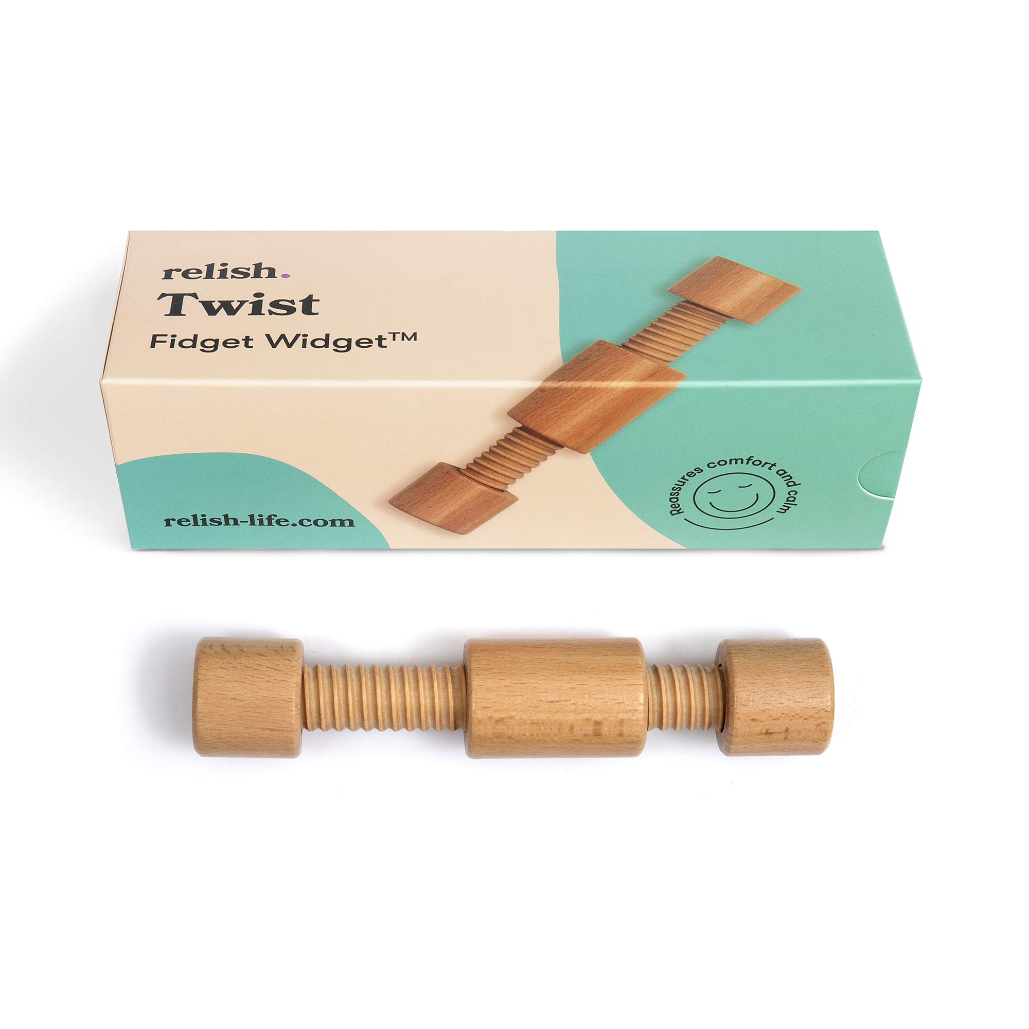 Buy Relish Adult Fidget Toys, Twist Fidget Widget Wooden Toy