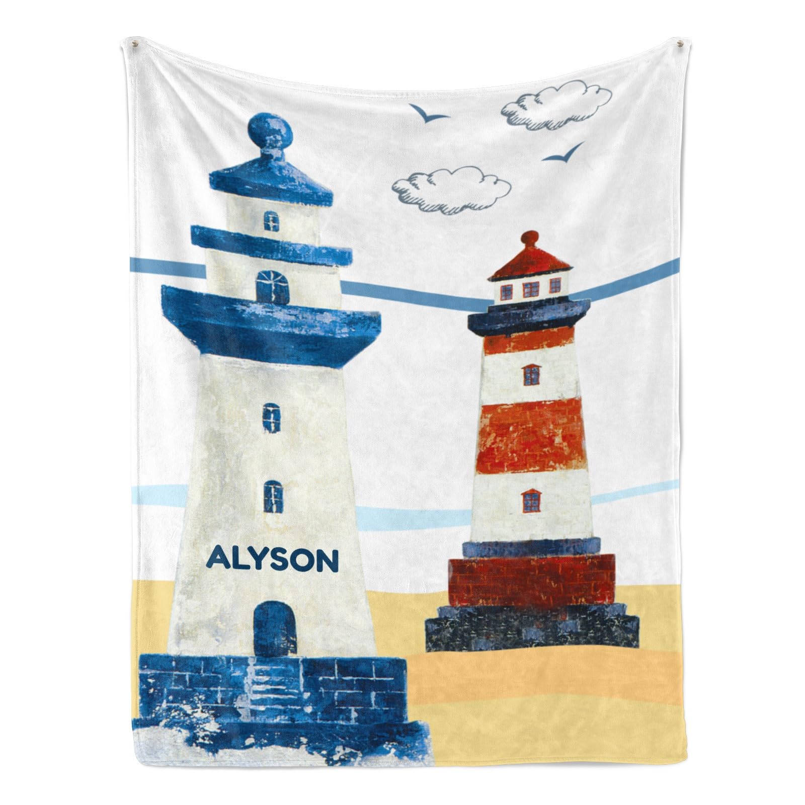 Joyestore Ships Next Day-Vintage Anchor Personalized Name Dog Bed Blanket Thanksgiving Blanket Decor,50