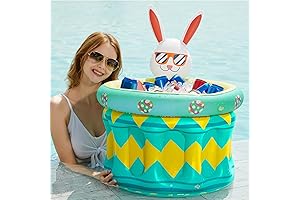Jasonwell Inflatable Pool Party Cooler – Easter Bunny Ice Bucket