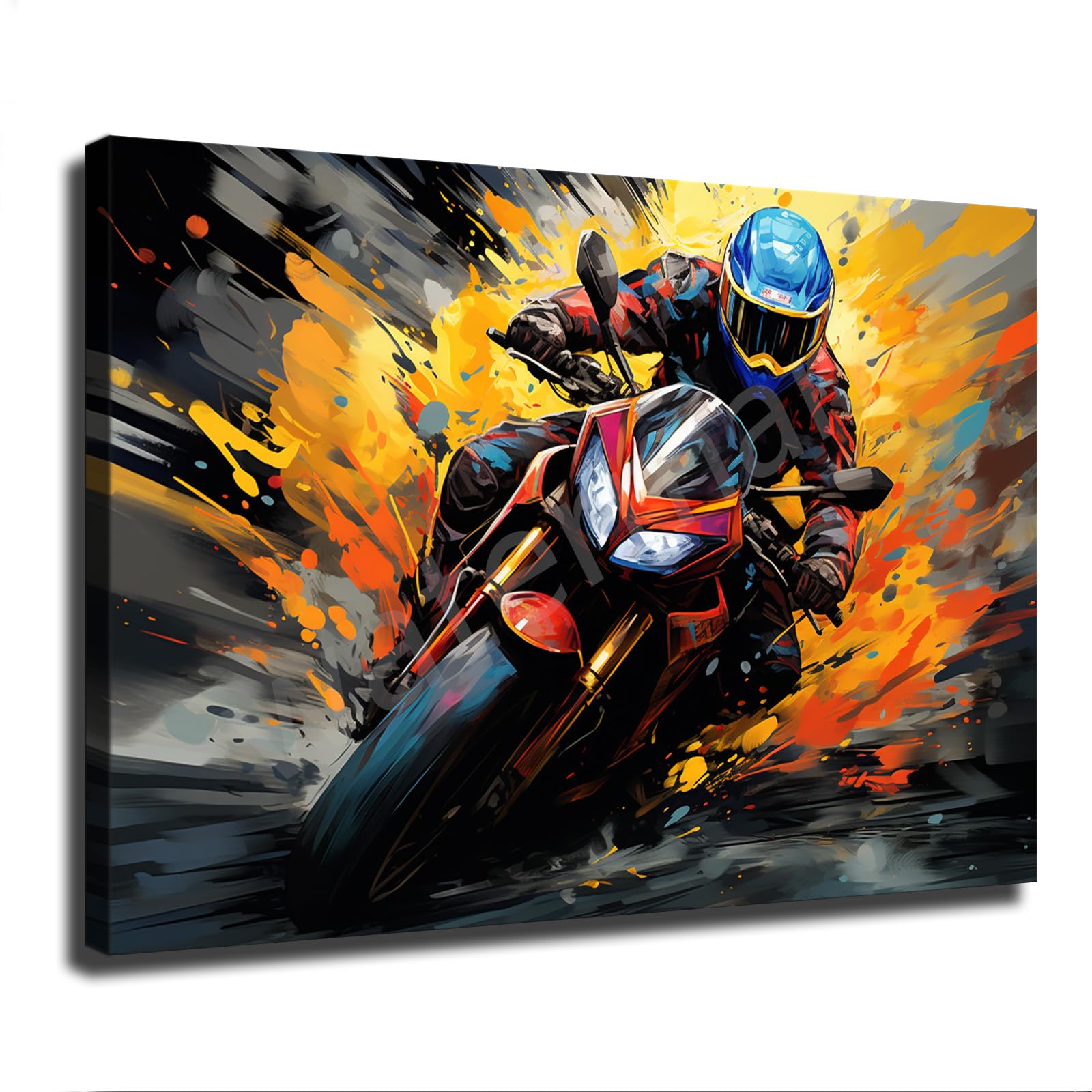 Amazon.com: Graffiti Motocross Motorcycle and Racer Poster