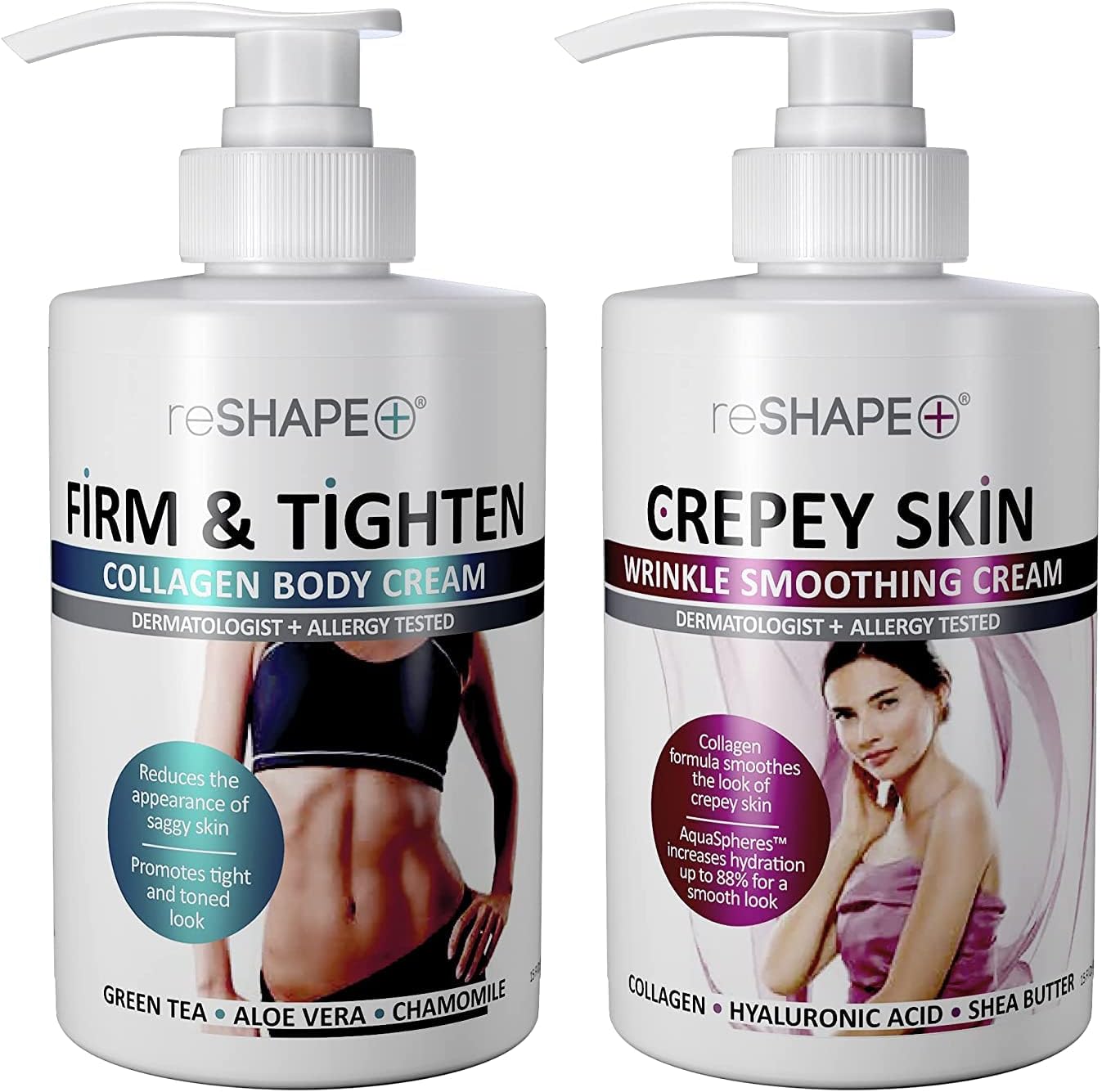 Advanced Clinicals Collagen Cream Moisturizer Body Lotion