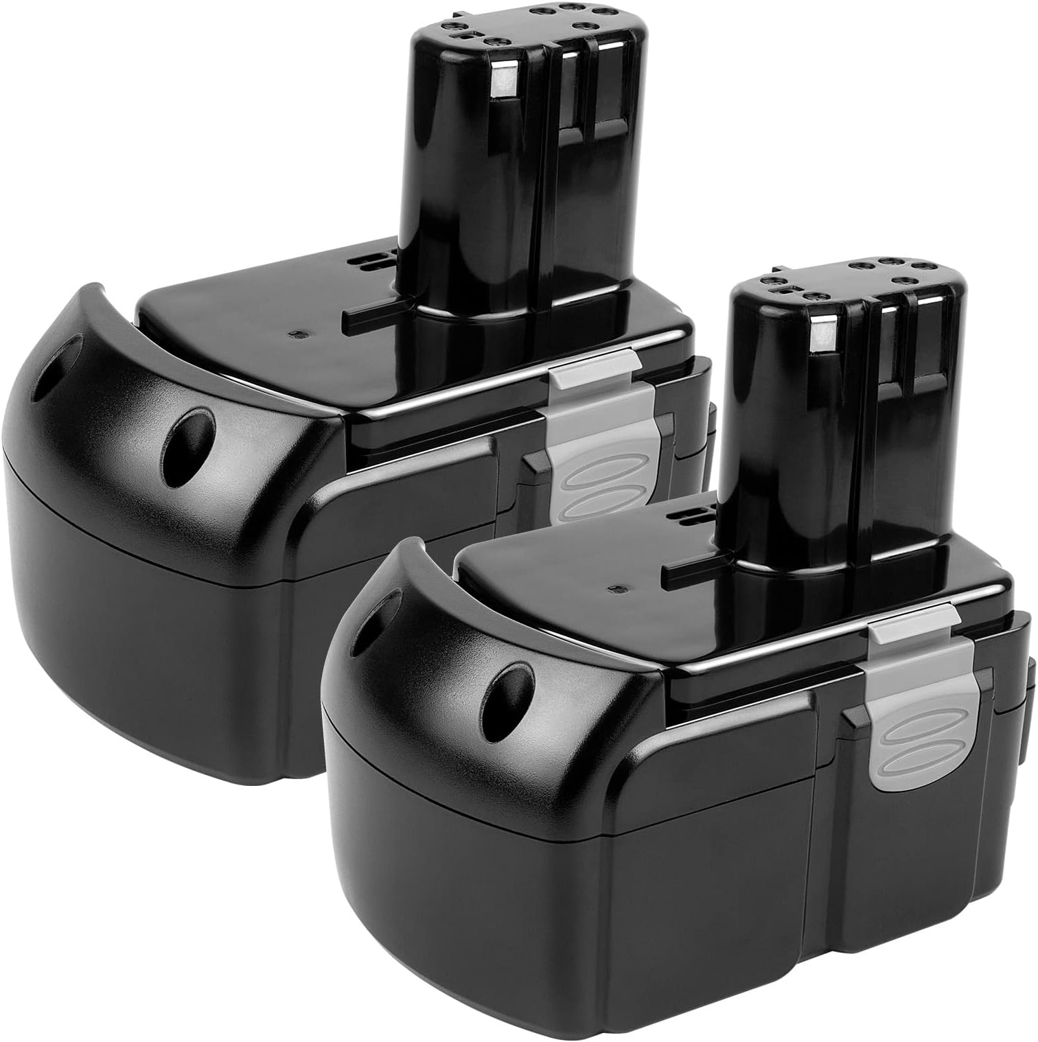 Futurebatt [2Pack] 18V 6.0Ah! High-Output Battery for Hitachi Power Tools BCL1815 BCL1820 BCL1825 BCL1830 BCL1840 EBM1830 327730 327731 Li-ion 18-Volt Battery