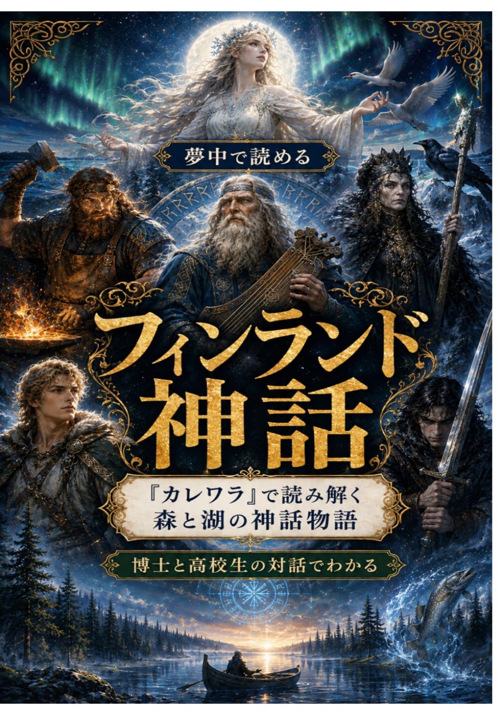 夢中で読めるフィンランド神話: こんな本が欲しかった！博士と高校生の対話形式で楽しく学べるフィンランド神話！ (夢中で読める世界の神話シリーズ)