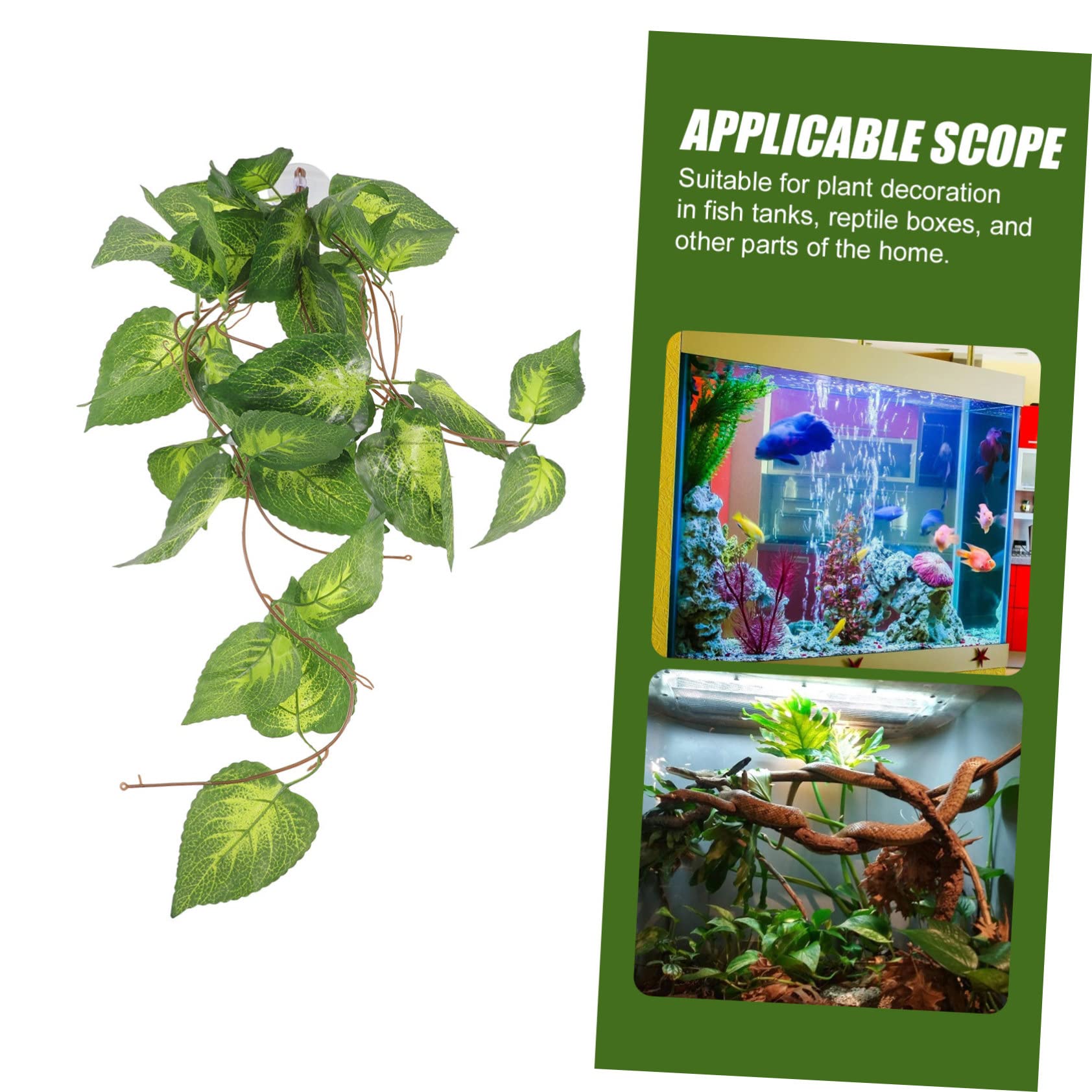 Sosoport 3piezas Artificial De Terrario para Reptiles Decoración Lifelike Simulada para y Terrarios Accesorio para Hábitats De Serpientes y Reptiles Instalación y