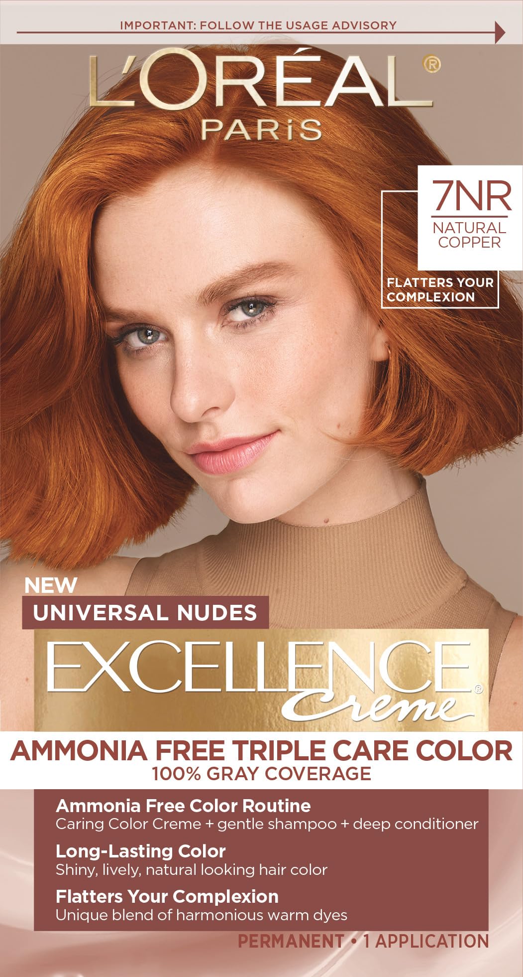 Amazon.com : L'Oreal Paris Excellence Universal Nudes Permanent