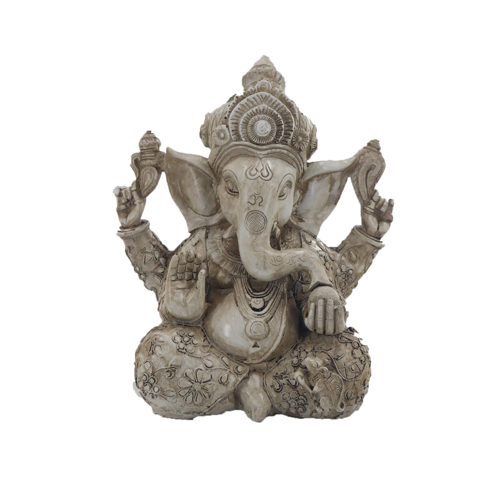 Pevfeciy Ganesh Statues,Ganesha Statues Large Buddha Garden Ornaments Outdoor Ganesh Murti, Hindu Gods, Retro