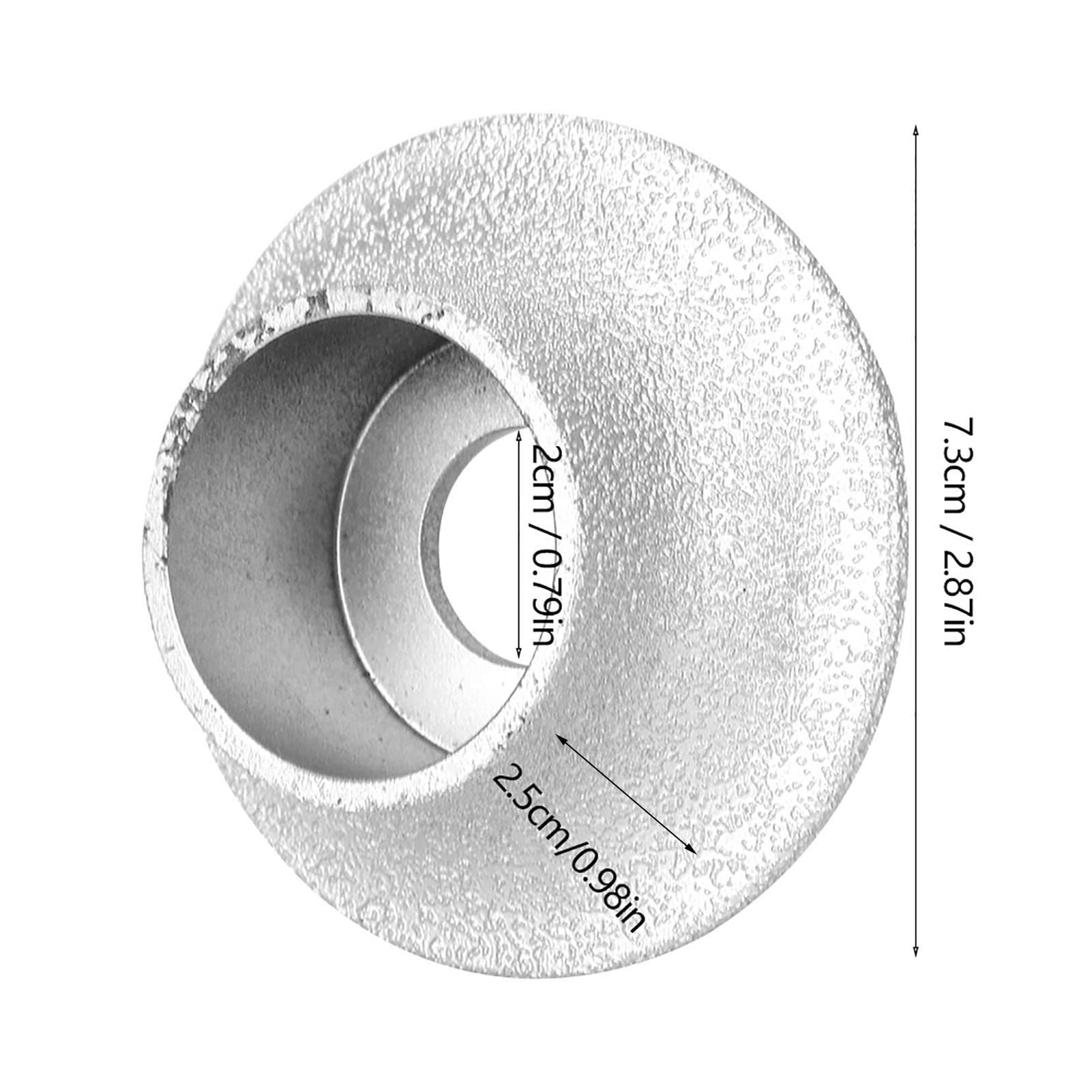 7,3 cm Tarcza szlifierska do szlifierki kątowej, diamentowe narzędzie szlifierskie, wklęsła tarcza, kamienna(French Grinding Wheel 2.5)