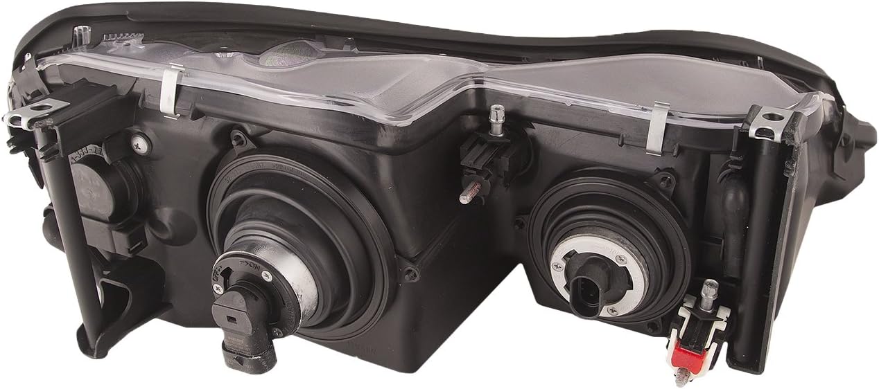 HEADLIGHTSDEPOT Chrome Housing Halogen Headlight Compatible with Chrysler Concorde LHS Includes Right Passenger Side Headlamp