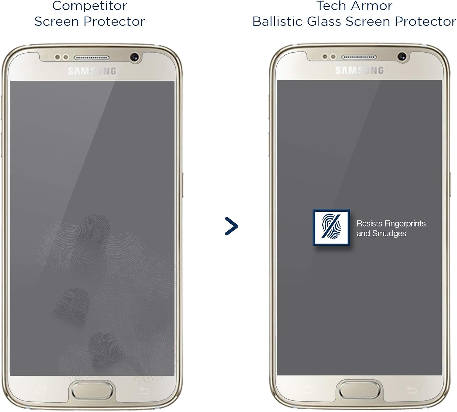 Tech Armor Premium Ballistic Glass Screen Protector for Samsung Galaxy S6 [1-Pack]